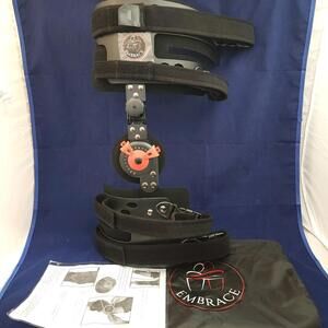 Embrace Vulcan L1843 L1851 Knee Brace Adjustable Hinged Stabilizer New In Bag
